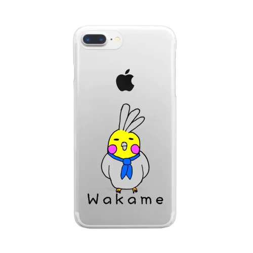 Wakame クリアスマホケース