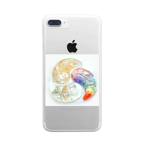 勾玉三姉妹 Clear Smartphone Case