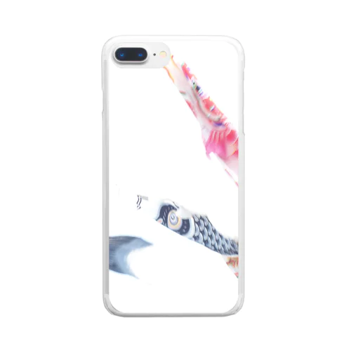 鯉のぼり Clear Smartphone Case