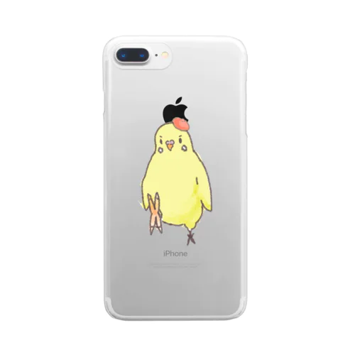 ピヨちゃんキック Clear Smartphone Case