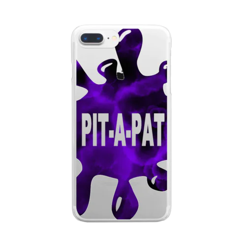 PIT-A-PAT PURPLE Clear Smartphone Case