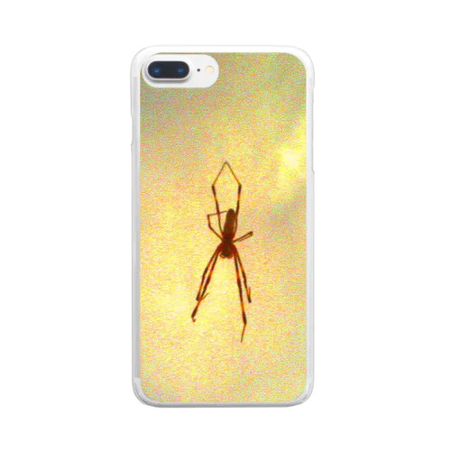 スパイダー Clear Smartphone Case