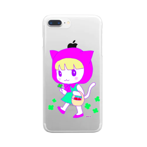 ねこずきんちゃん Clear Smartphone Case