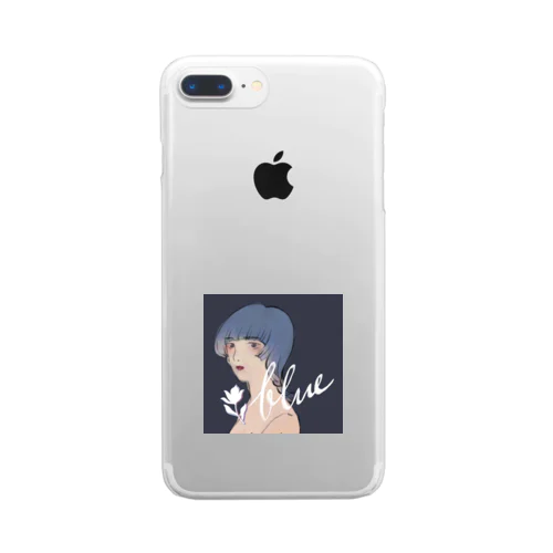 blue Clear Smartphone Case