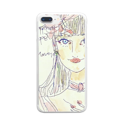 happiness Clear Smartphone Case