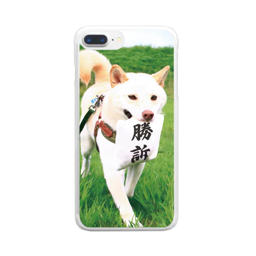 勝訴犬 Clear Smartphone Case