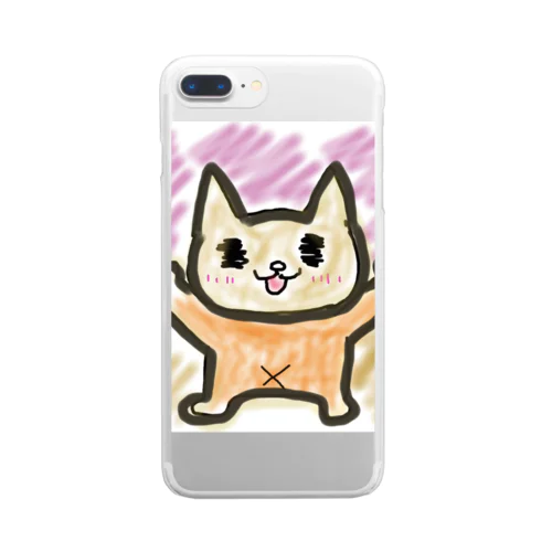 みいちゃんと一緒 Clear Smartphone Case