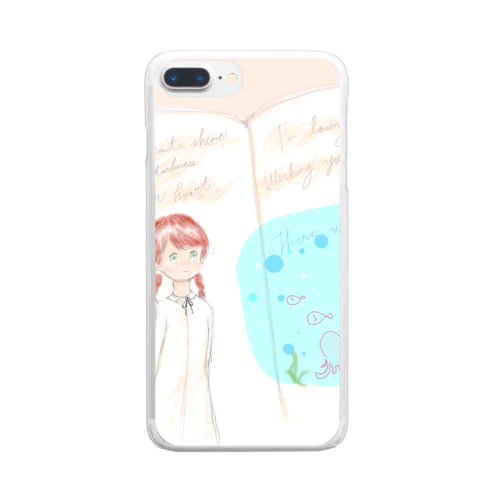 赤毛の女の子 Clear Smartphone Case