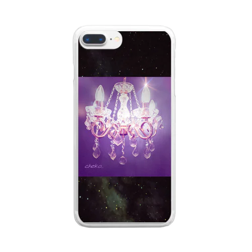 シャンデリー Clear Smartphone Case