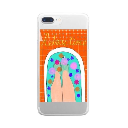 Relax time Clear Smartphone Case