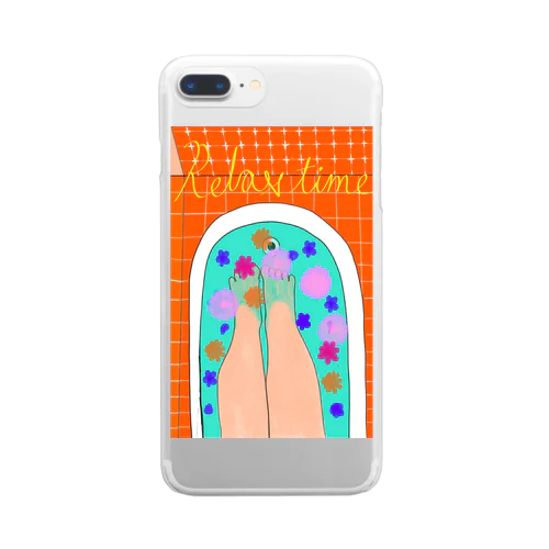 Relax time Clear Smartphone Case