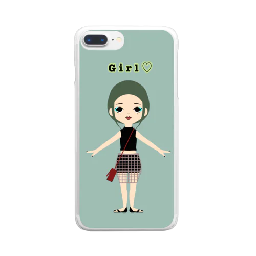 DollなGirl Clear Smartphone Case