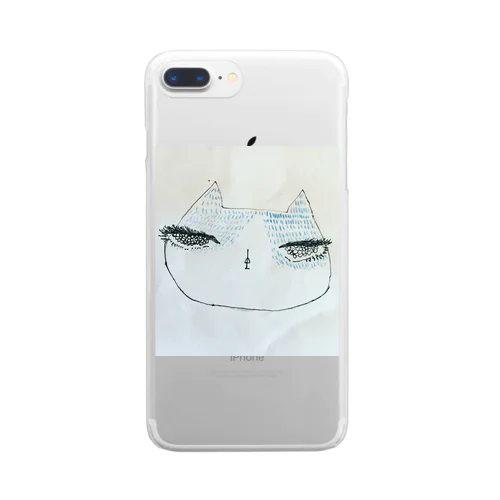 猫のトット Clear Smartphone Case