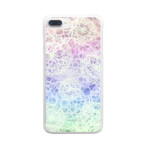 夢可愛いレース Clear Smartphone Case