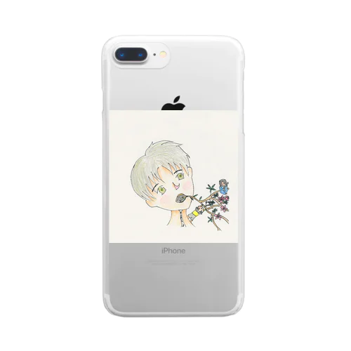 ラブラブドッキュンボーイ Clear Smartphone Case