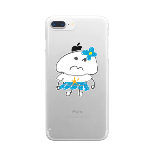 一応キノコ Clear Smartphone Case