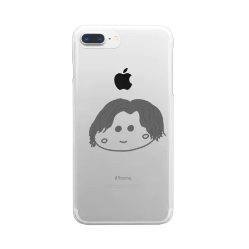 休日の男の子 Clear Smartphone Case