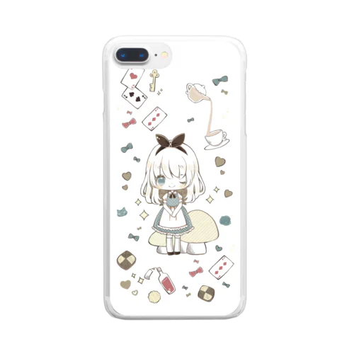 アリスモチーフ Clear Smartphone Case