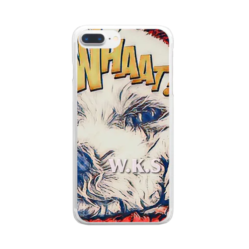 WHAAT！DOG Clear Smartphone Case