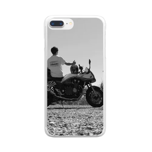 バイク部かつ Clear Smartphone Case