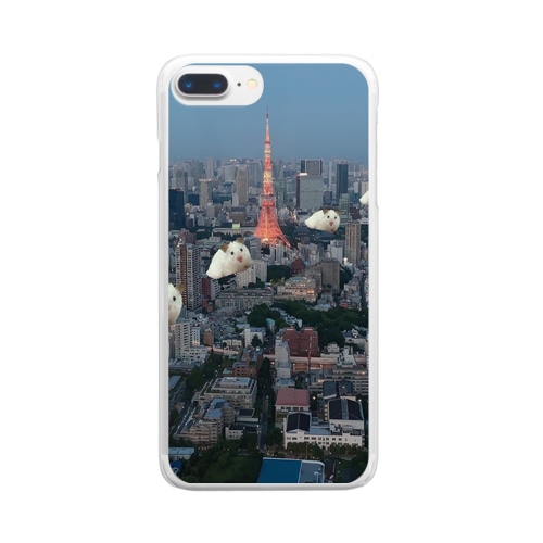 Hamster-Tokyo Clear Smartphone Case