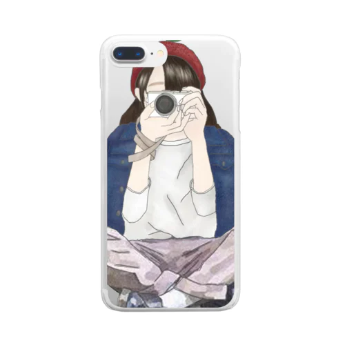 カメラ女子📸 Clear Smartphone Case