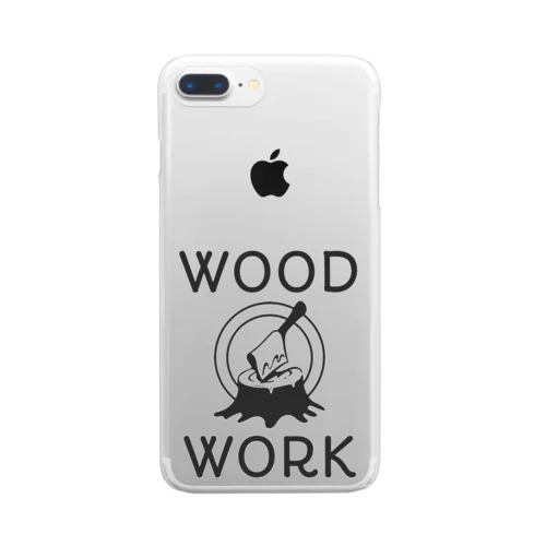 woodwork Clear Smartphone Case