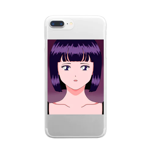 ぼぶしゃん Clear Smartphone Case