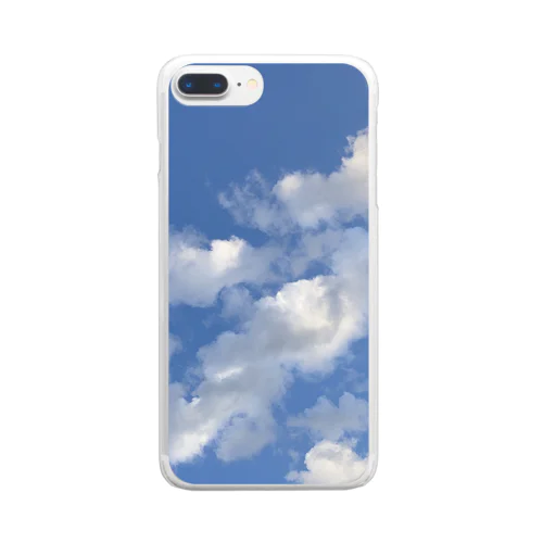 秋が近づいて来たときのうろこ雲 Clear Smartphone Case