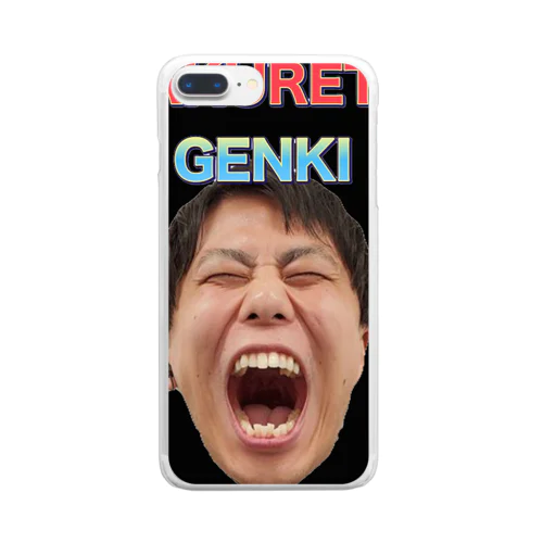 BAKURETU GENKI Clear Smartphone Case