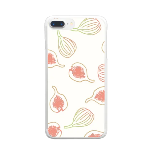 夏の無花果 Clear Smartphone Case