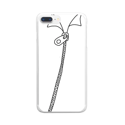 じじじっぷ Clear Smartphone Case