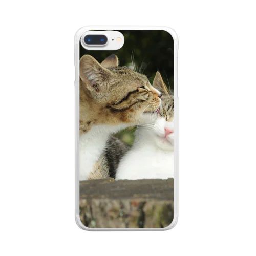 猫ちゃんiPhoneケース Clear Smartphone Case