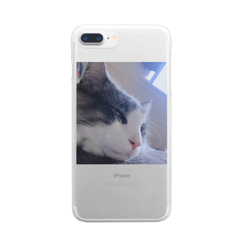 たそがれねこ Clear Smartphone Case