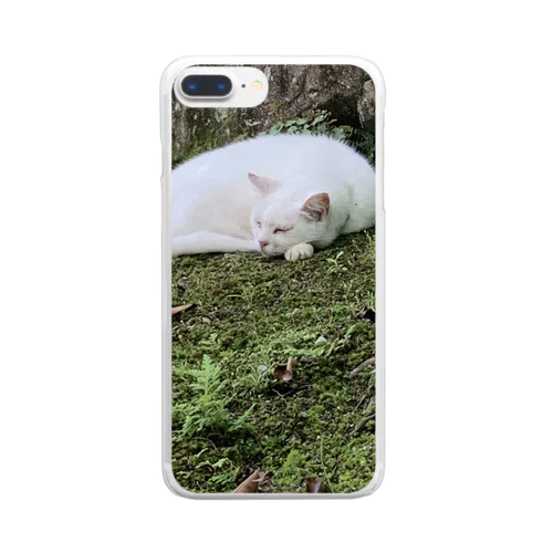 うちのシロ Clear Smartphone Case