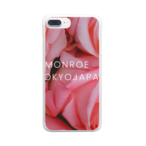 立川海鮮丼モンロー薔薇 Clear Smartphone Case