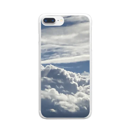 雨が止んだ秋の空 Clear Smartphone Case