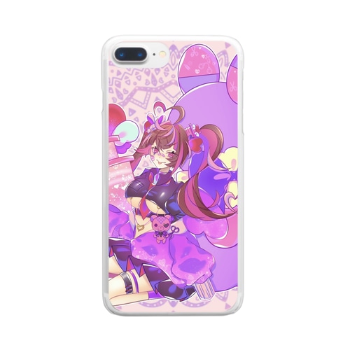 やみかわぷりんちゃん2 Clear Smartphone Case