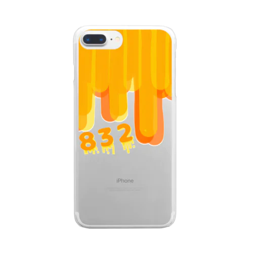 832 はちみつ Clear Smartphone Case