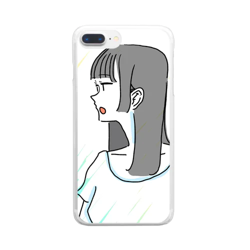 good morning なひかり Clear Smartphone Case