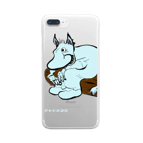 可愛い森の妖精（平戸エデル幽助 ロゴ有） Clear Smartphone Case