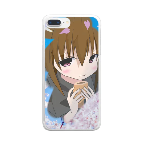 春の便り Clear Smartphone Case