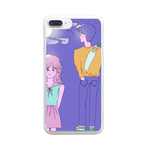 シティポップ Clear Smartphone Case