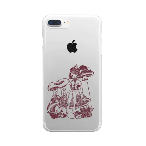 かえるの王子様・はんこversion Clear Smartphone Case