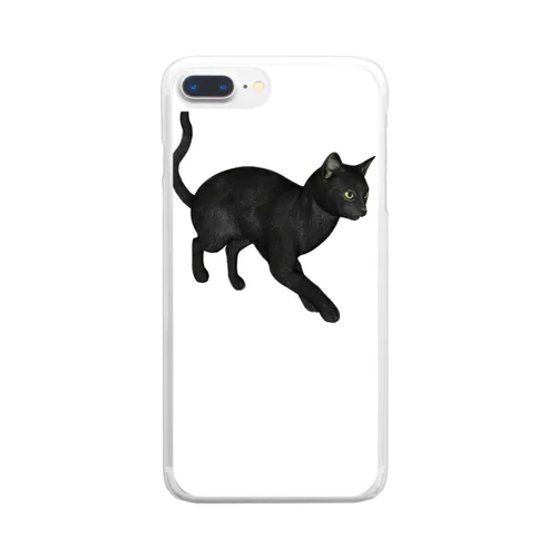 幸運の黒猫🐈‍⬛ Clear Smartphone Case