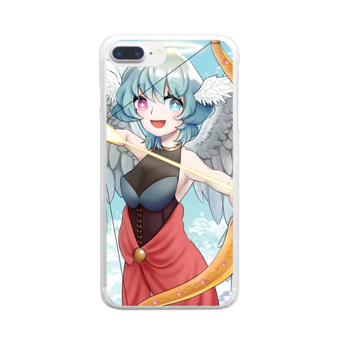 天使ちゃん Clear Smartphone Case