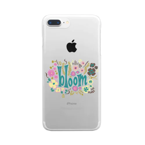 🌸 満開の花束（フォレスト） Clear Smartphone Case