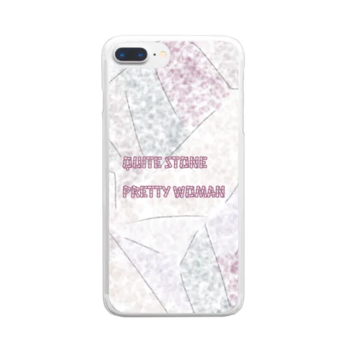 QuiteStonePrettyWoman Clear Smartphone Case