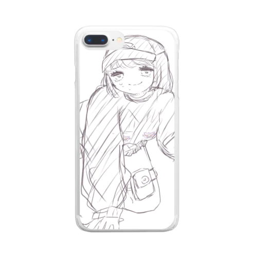 ポケトレ😈💜👾 Clear Smartphone Case