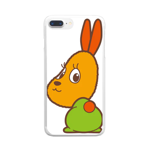 エビうさぎ（振り返り） Clear Smartphone Case